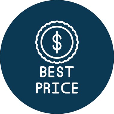 en iyi fiyat simgesi vektör illüstrasyonu