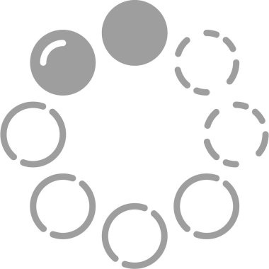 Simge yükleme vektör illüstrasyonu 