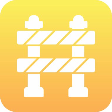 Trafik Bariyeri vektör tasarım şablonu        