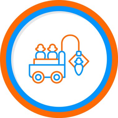 Simge hasat et, basit vektör illüstrasyonu 