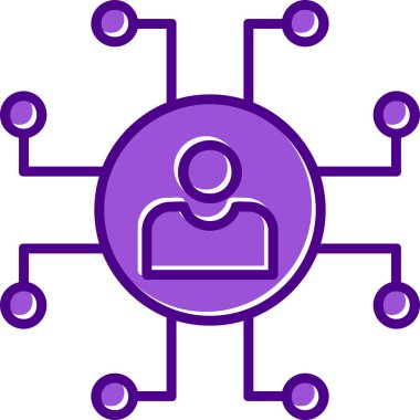 ağ web simgesi, vektör çizim 