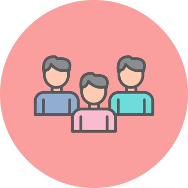 vector illustration of Group people icon 