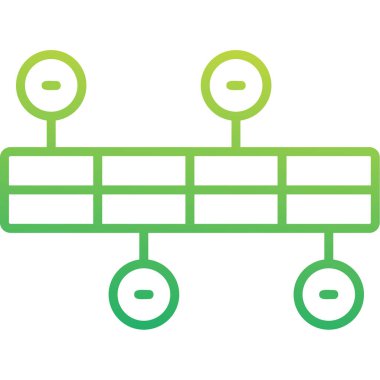 Şema web simgesi vektör illüstrasyonu 