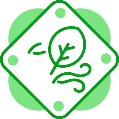 Kuru yaprak ağ ikonu vektör illüstrasyonu