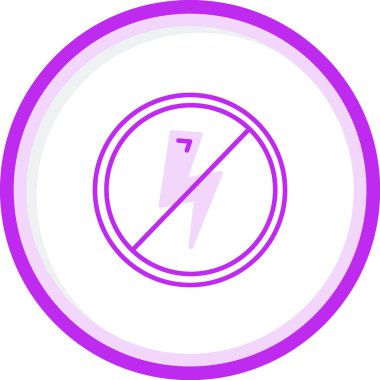 Anti Statik Ağ ikonu vektör illüstrasyonu