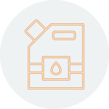 Yakıt. Web simgesi basit illüstrasyon