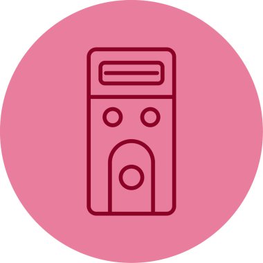 Dava web simgesi vektör illüstrasyonu