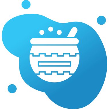 Kazan var. Web simgesi basit illüstrasyon