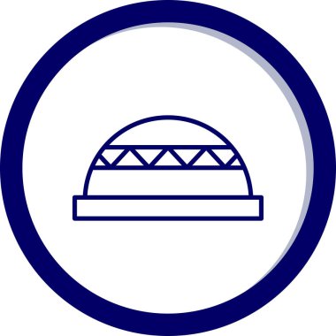 Bosu Ball web simgesi vektör illüstrasyonu