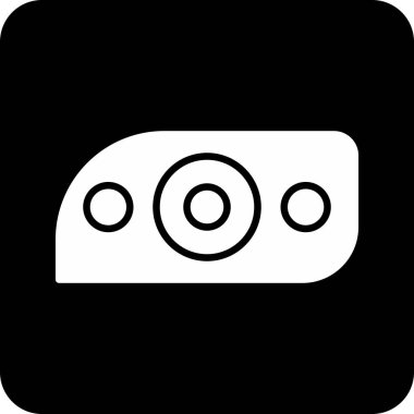 Modern araba aydınlatma simgesinin vektör illüstrasyonu                  