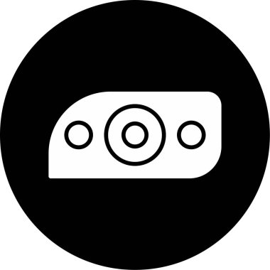 Modern araba aydınlatma simgesinin vektör illüstrasyonu                  