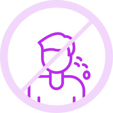  Web simgesi vektör illüstrasyonunu tükür 