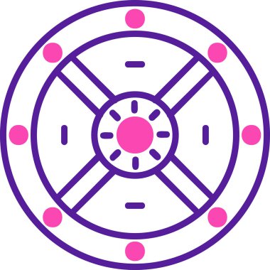 Ağ için koruma kalkanı vektör simgesi 