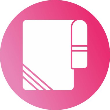 Havlu ağ simgesi, vektör illüstrasyonu 