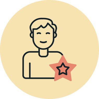 Tecrübe Ağı simgesinin vektör çizimi 