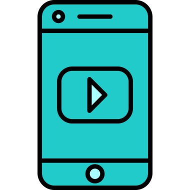 vektör çizimi sosyal medya simge 