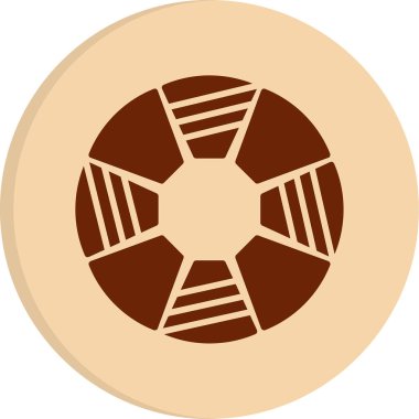 Donut Çizelgesi simgesinin vektör çizimi 