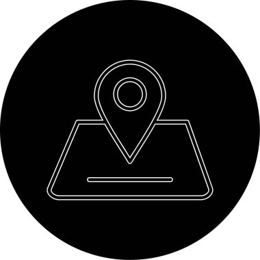 Yer tutucu. Web simgesi basit illüstrasyon