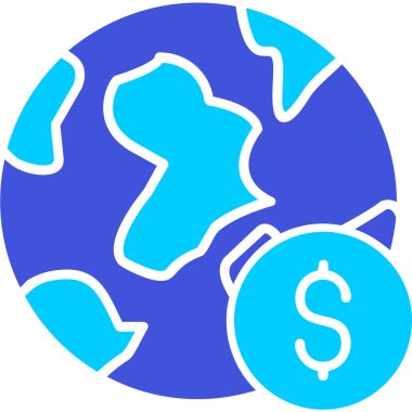 Küresel Ekonomi konsepti vektör illüstrasyonu