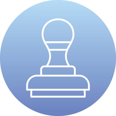 pul simgesi, vektör illüstrasyonu basit tasarım