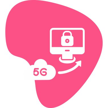 5g bağlantı simgesi, vektör illüstrasyonu basit tasarım