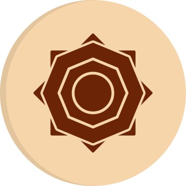 Güneş. Web simgesi basit illüstrasyon 