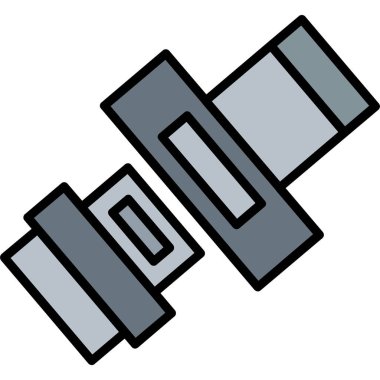 Emniyet kemeri ağ simgesi, vektör illüstrasyonu 