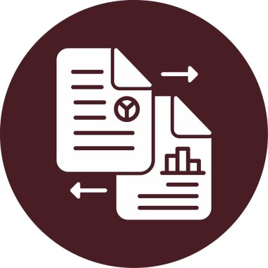 Karşılaştırmalı. Web simgesi basit illüstrasyon