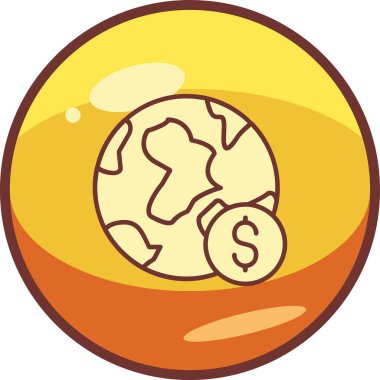 Küresel Ekonomi konsepti vektör illüstrasyonu