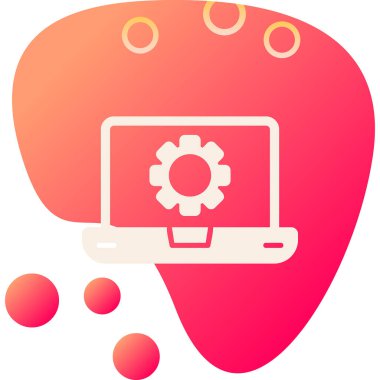 Yazılım web simgesi vektör illüstrasyonu