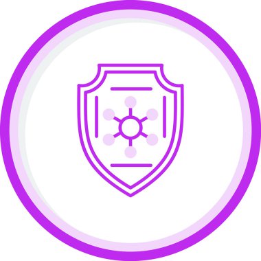 Ağ için koruma kalkanı vektör simgesi 