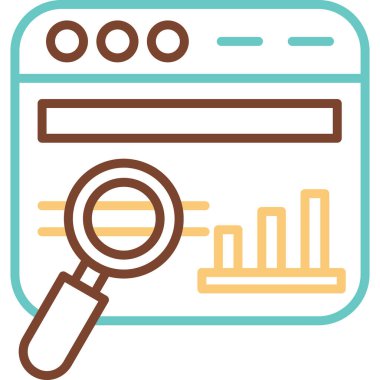 vektör Arama Web simgesi illüstrasyonu 