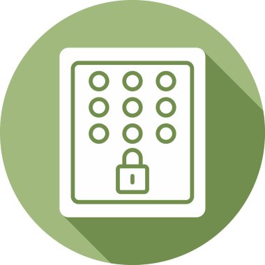 kilitlenmiş erişim simgesi, vektör illüstrasyonu 