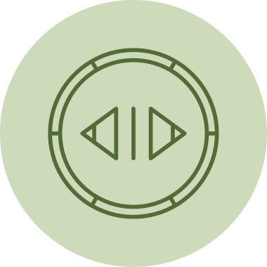 Düğme simgesi ögesinin vektör illüstrasyonu 