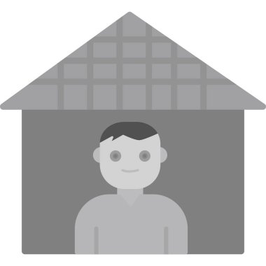 Karantina web simgesi vektör illüstrasyonu