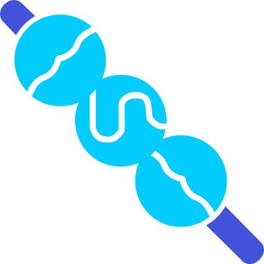 Dango web simgesi. Japon dango tatlıları vektör illüstrasyonu