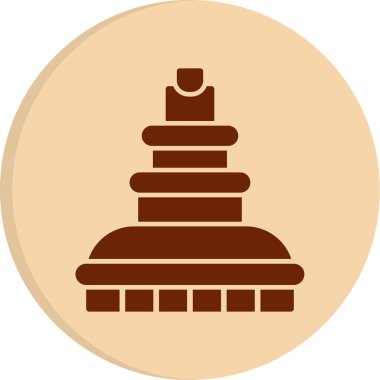 Çeşme. Web simgesi basit illüstrasyon