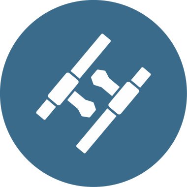 Tonfa. Web simgesi basit tasarım