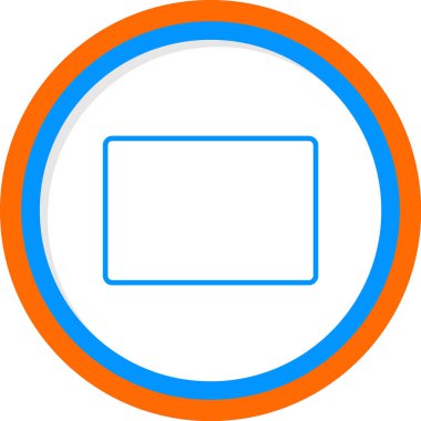 Mobil görüntü simgesi. Tablet ekranı. Web için vektör illüstrasyonu