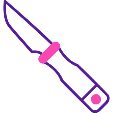 bıçak simgesi vektör illüstrasyonu