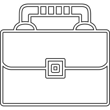 Evrak Çantası'nı web simge vektör çizim