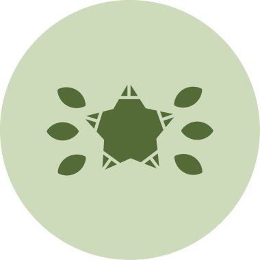 yıldız web simgesi basit illüstrasyon 