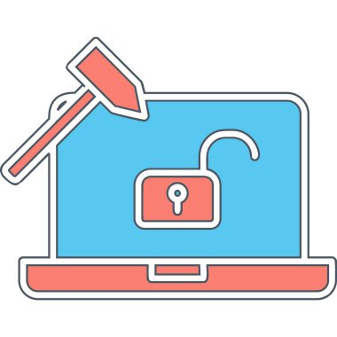 Saldırı Ağı vektör resimlemesini Zorla