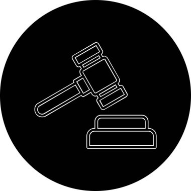 Adalet simgesi vektörünün çekici