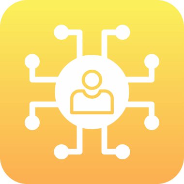 ağ web simgesi, vektör çizim 