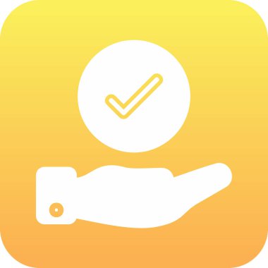 Yapılan İş simgesinin vektör illüstrasyonu