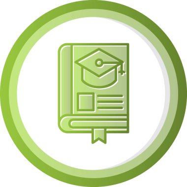 Eğitimin vektör illüstrasyonu modern simge 