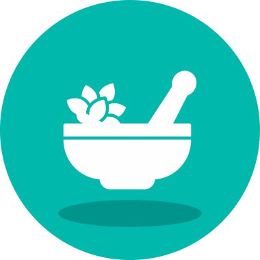 Havan ve tokmak simgeleri, web basit illüstrasyon