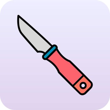 bıçak simgesi vektör illüstrasyonu