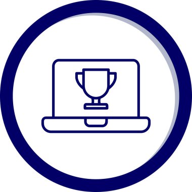 dizüstü bilgisayar simgesi, vektör illüstrasyonu basit tasarım